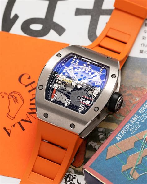 richard mille orange strap price|richard mille red strap price.